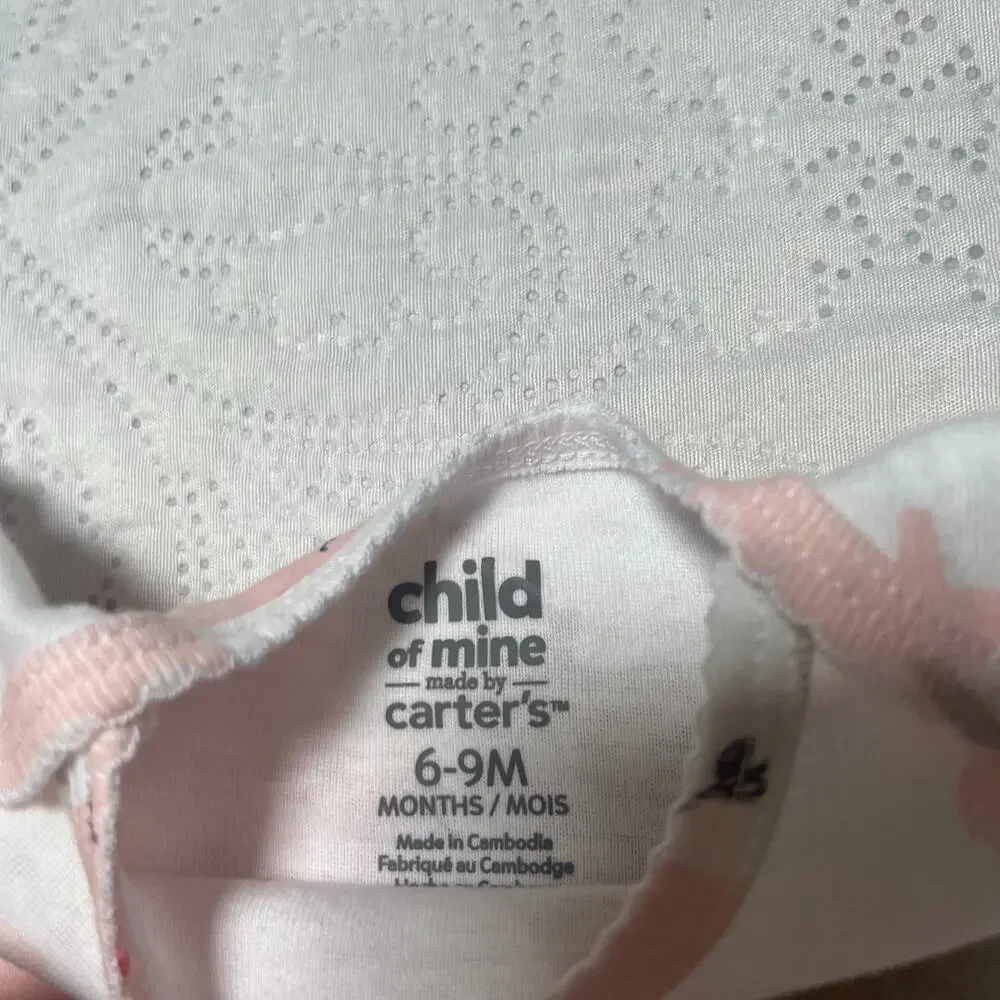 NWT Carter’s Elephant Bodysuit Size 6-9m